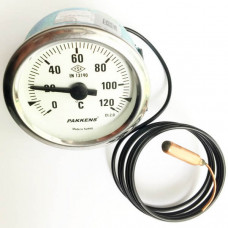 Термометр с капилляром +120°C Pakkens (1 метр) Ø60 мм.