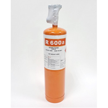 Фреон R-600а (420г. многоразовый, резьба 1/4, вентиль)