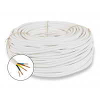 Провод ПВС 5X1,5 белый Провод ПВС 5X1,5 белый