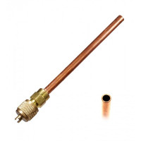 Заправочный клапан Шредера 1/4 с длинной трубки 100 mm.