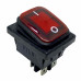 Переключатель FiLN (250V, 16A) 4 контакта, с защитой, красный