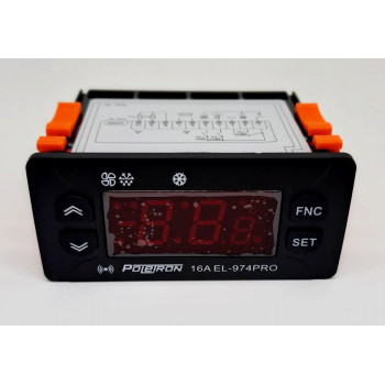 Контроллер Poletron EL-974 PRO (2 датчика) аналог Eliwell ID-974LX (16А)