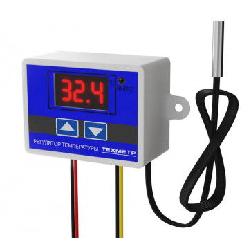 Термостат электронный XH-W3001 110-220В 1500Вт -50+110С (Синий)