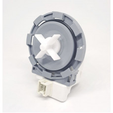 Насос сливной для стиральной машины на 8-ми защелках, клеммы впереди