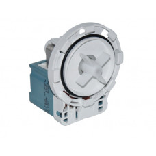 Насос сливной для стиральной машины на 8-ми защелках, сзади раздельно