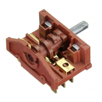 Переключатель духовки Simfer, Tibon 430230D (4 позиции, 6 контактов, шток 17мм.)