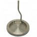 Нагреватель дисковый с трубкой для чайника 1850-2200W, d=146, h=12,5/23, впадина, крепеж 3 папы