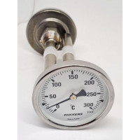 Термометр со штоком +300°C Pakkens (10 см.) 1/2"