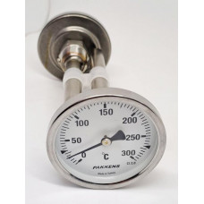 Термометр со штоком +300°C Pakkens (10 см.) 1/2"