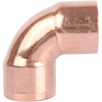 Уголок (отвод) медный (28,58mm) 1 1/8"   90°